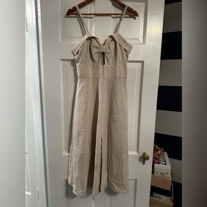Intermix - Tan strapping summer dress